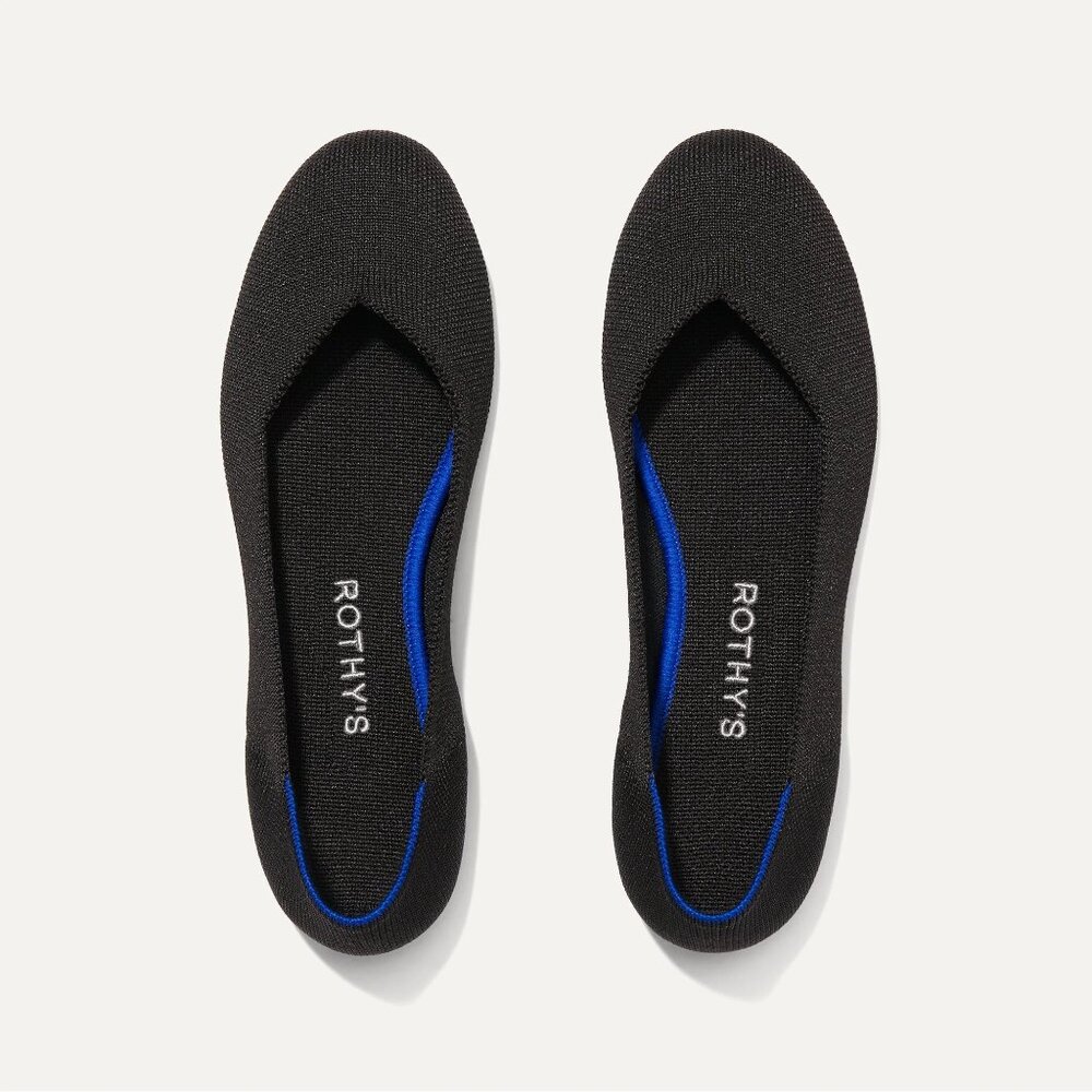 Rothy's The Flat in Black Size 10